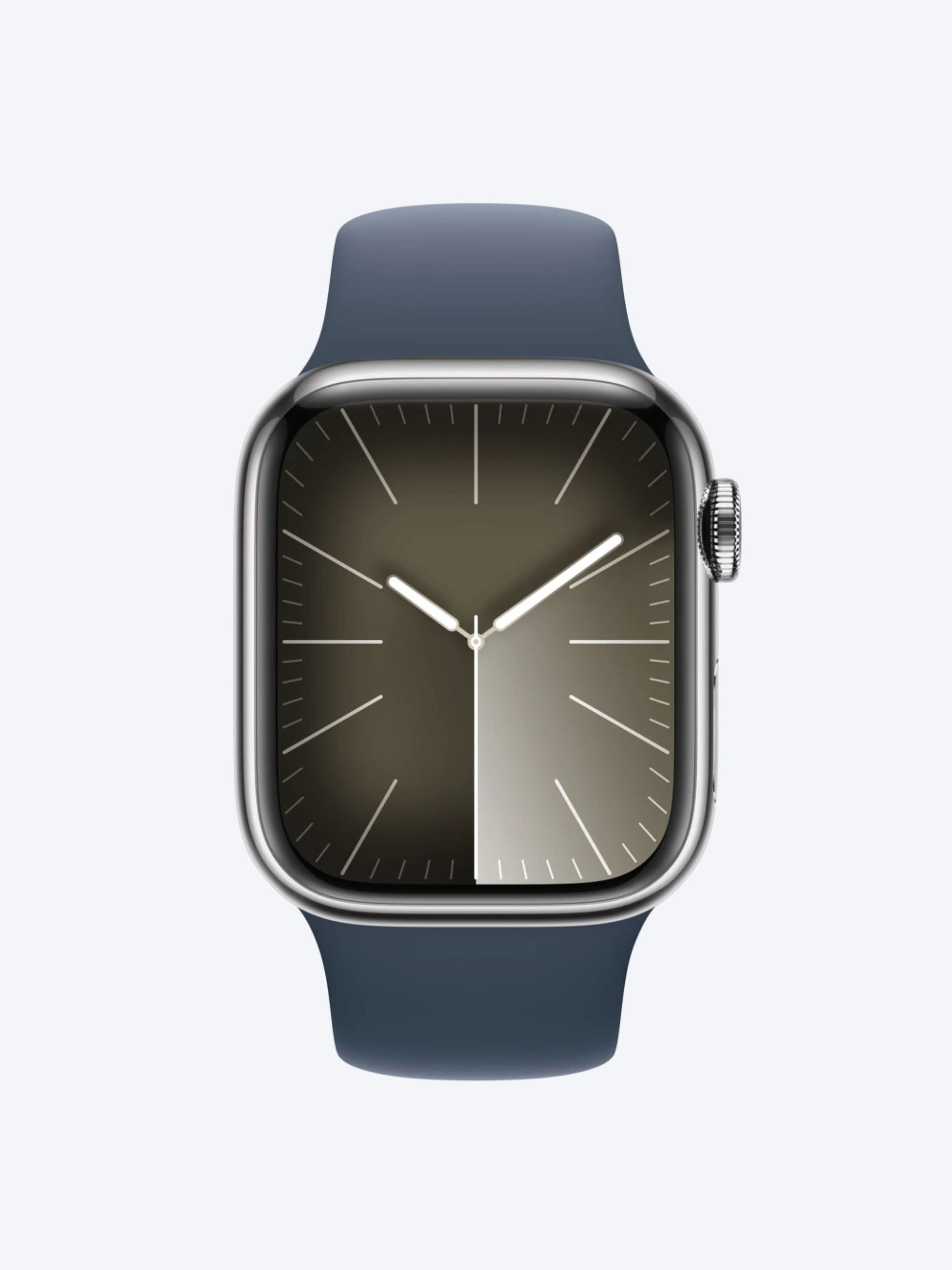 Apple Watch Series 9 41mm Stainless Steel Sport Band - Silver