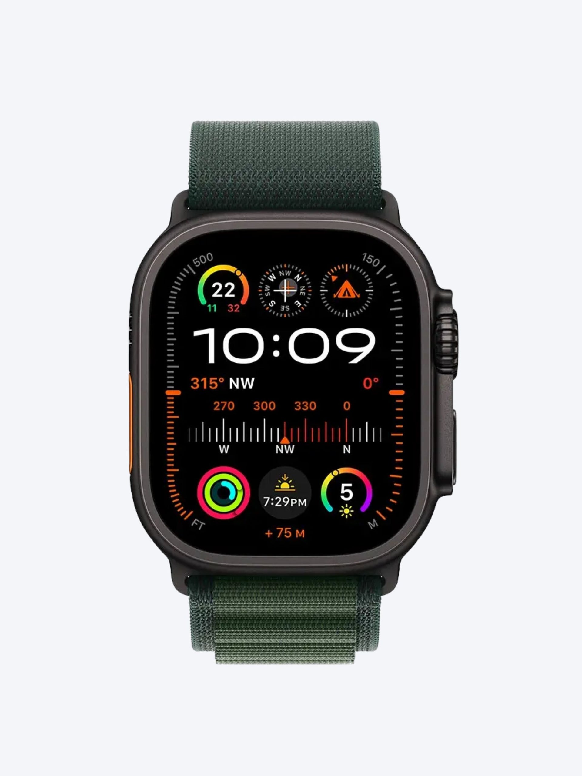Apple Watch Ultra 2 49mm Dark Green Alpine Loop