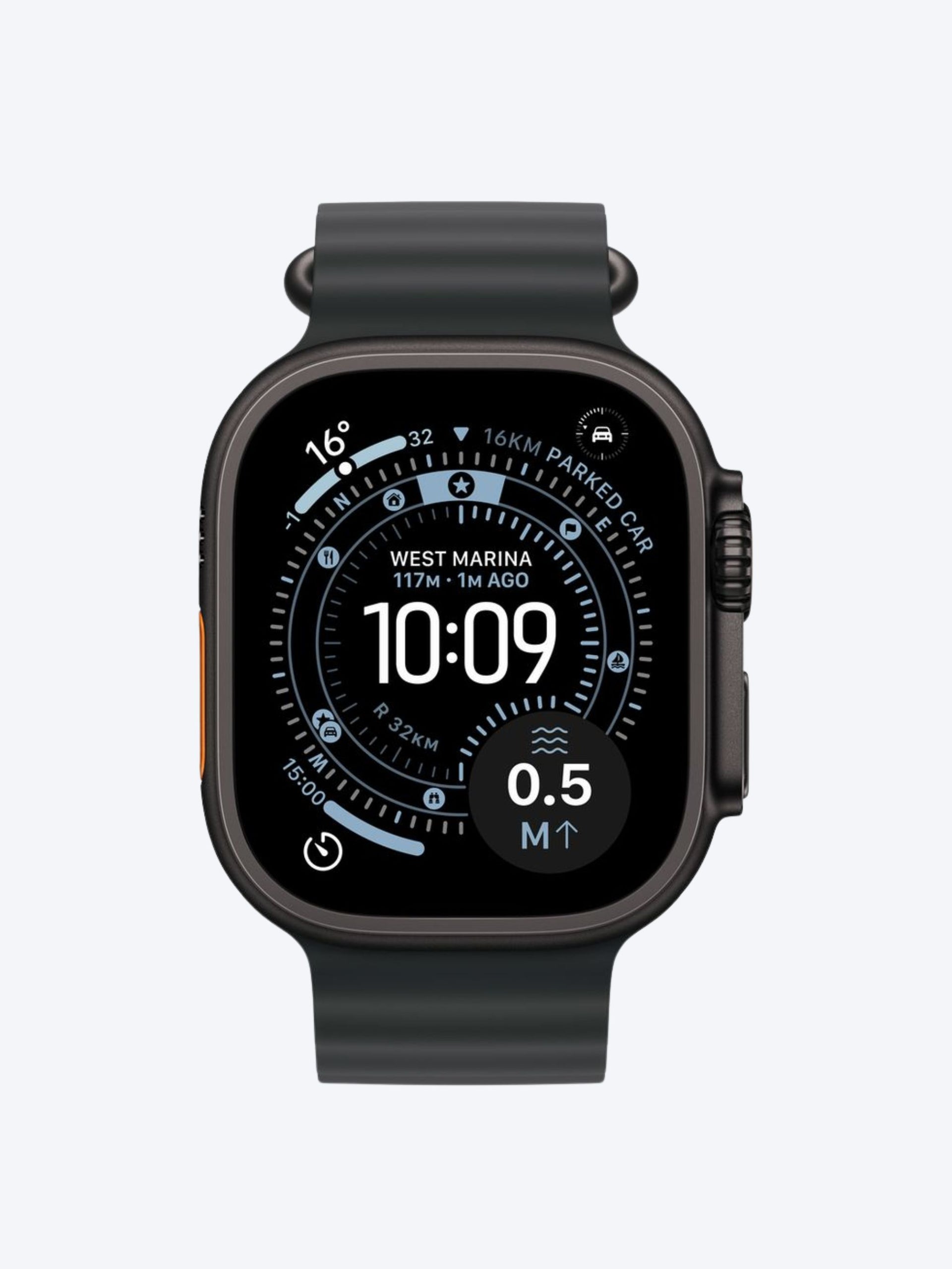 Apple Watch Ultra 3 49mm - Black Ocean Band