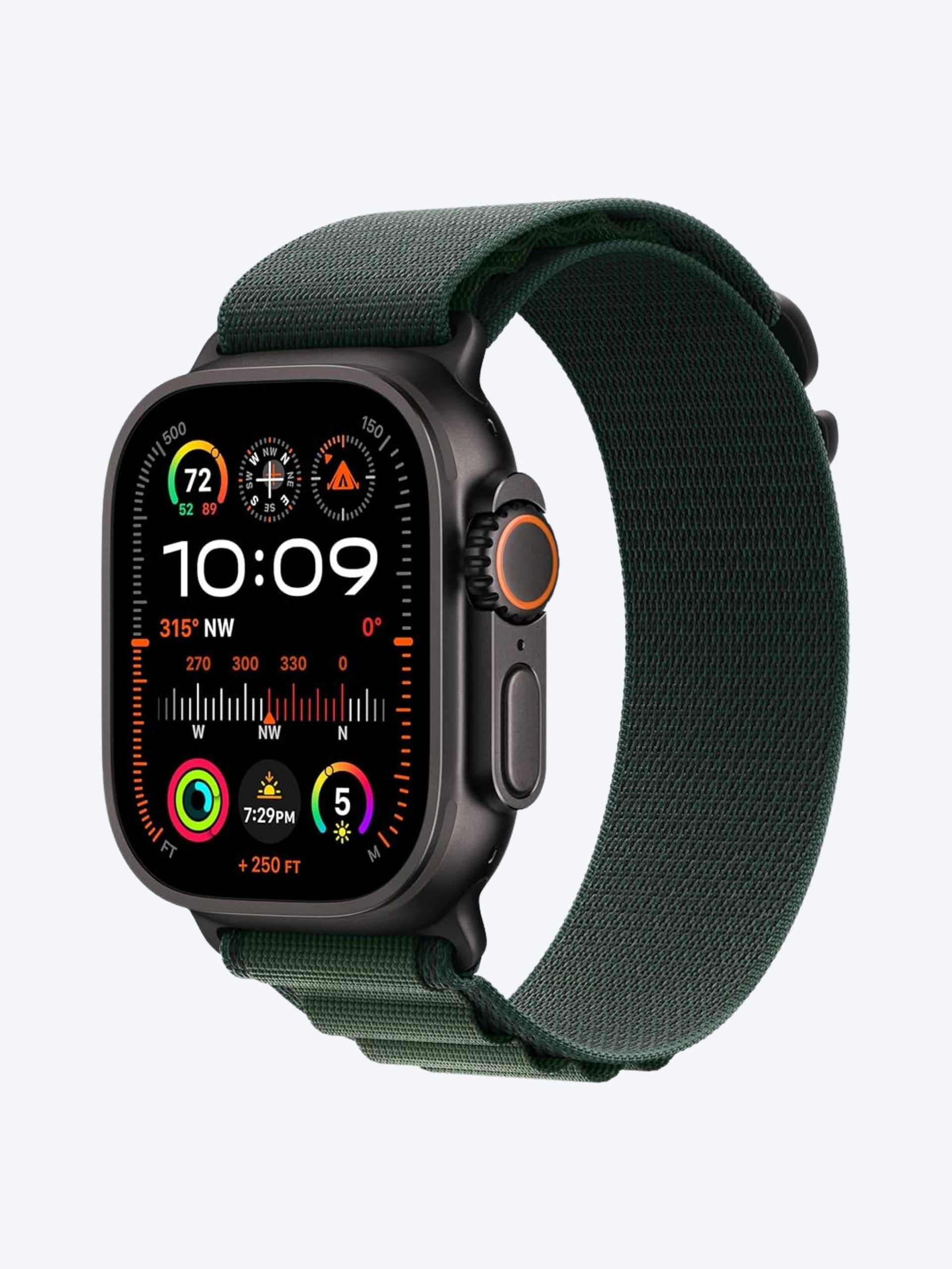 Apple Watch Ultra 2 49mm Dark Green Alpine Loop