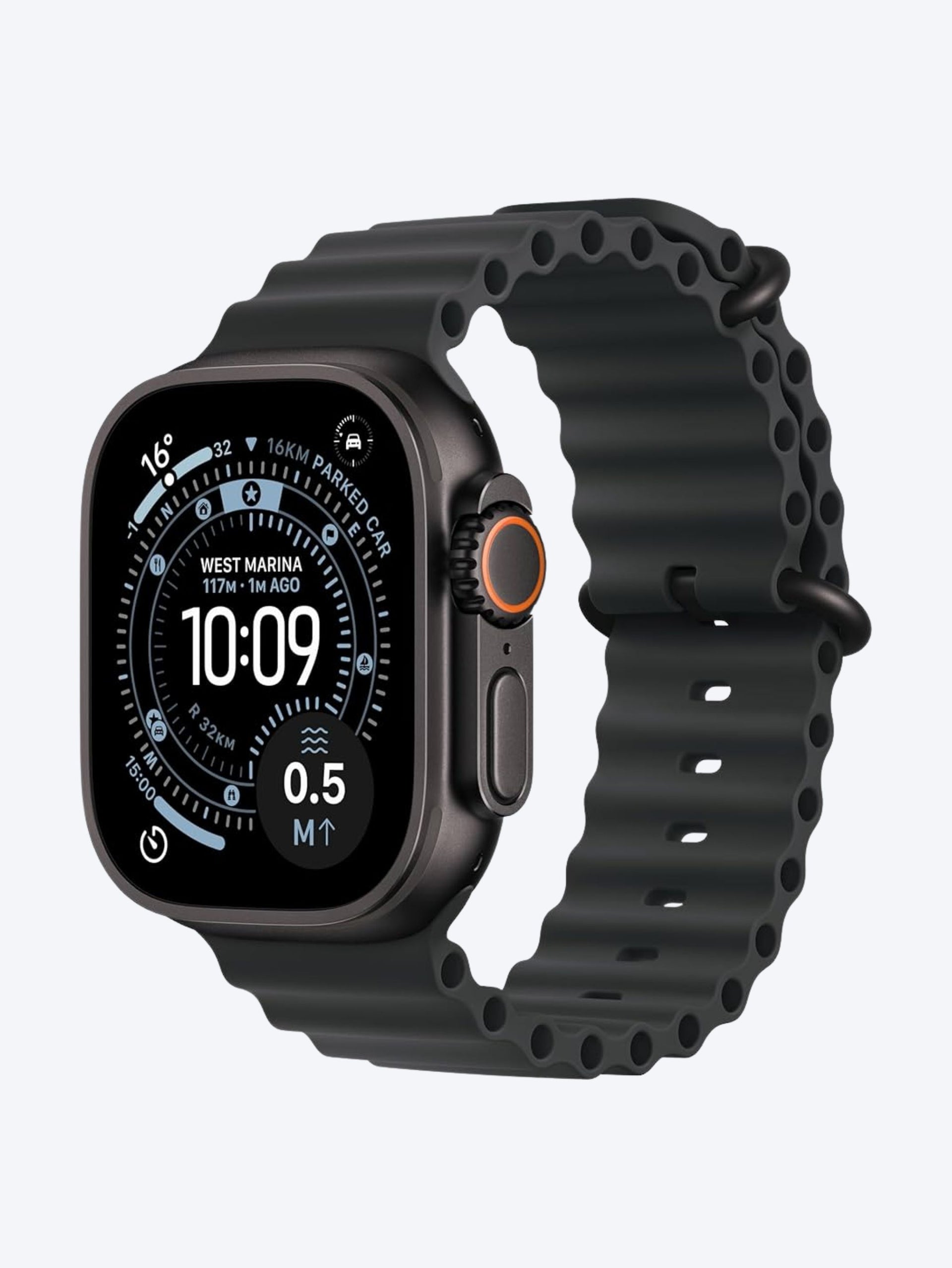 Apple Watch Ultra 3 49mm - Black Ocean Band