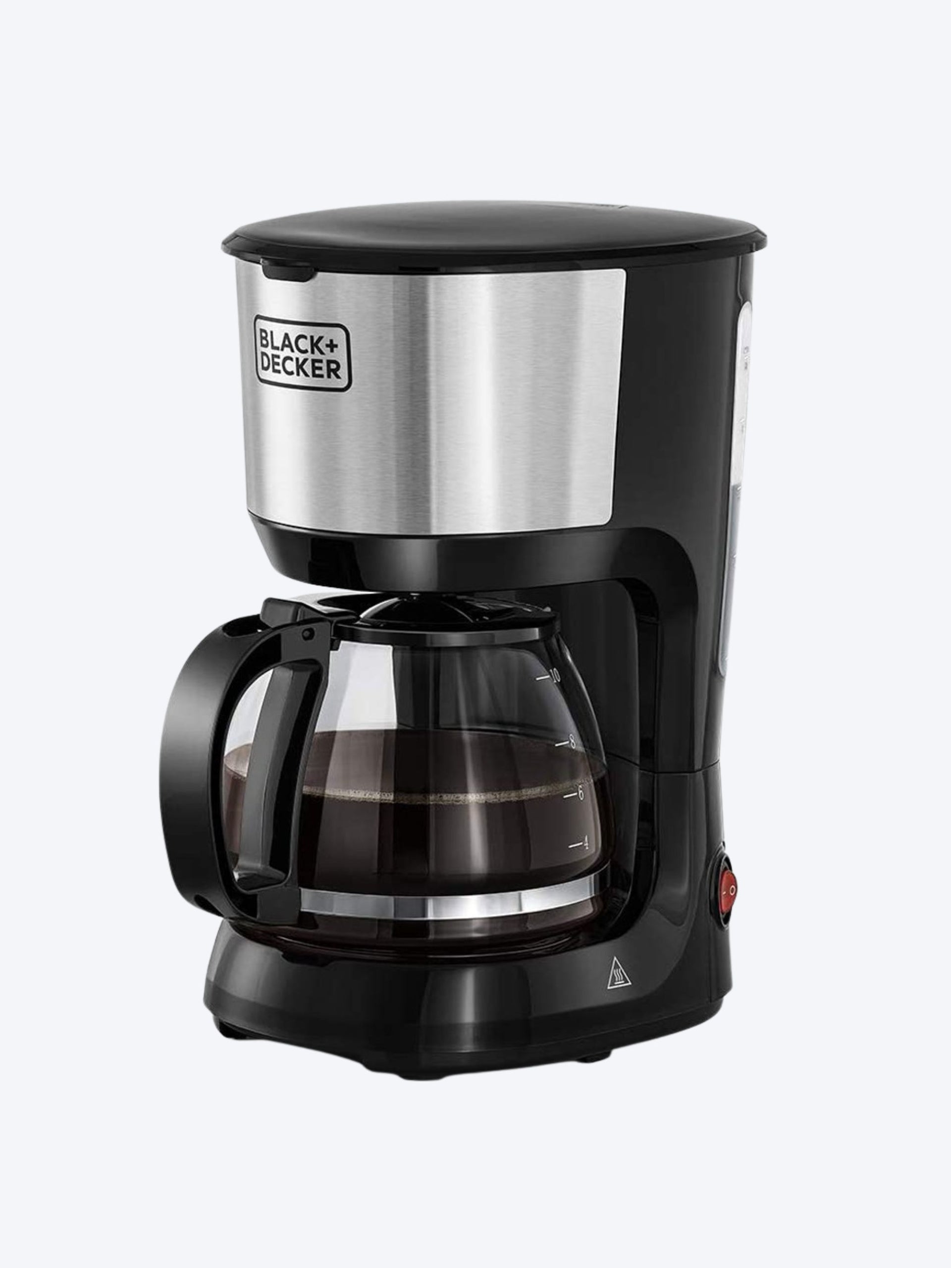 Black+Decker 750W Coffee Machine With Glass Carafe Dcm750S-B5