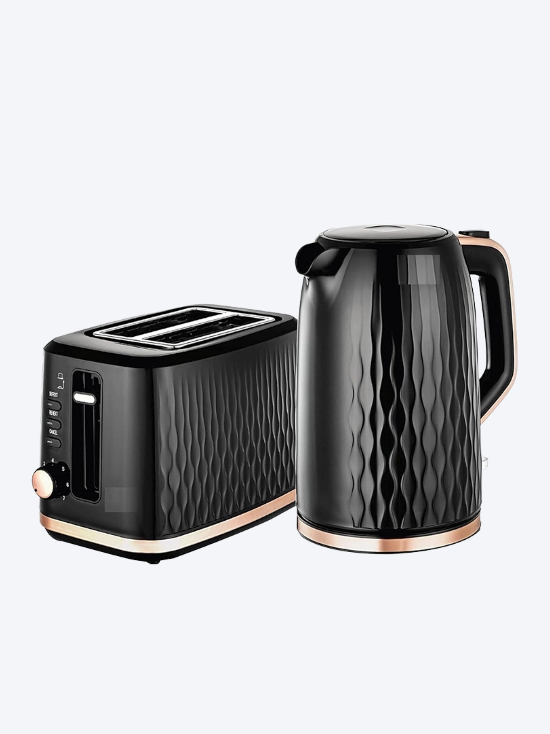 BLACK+DECKER 2in1 Breakfast Sets1.7L Kettle & 7-Level Browning Control Toaster MBF90-B5