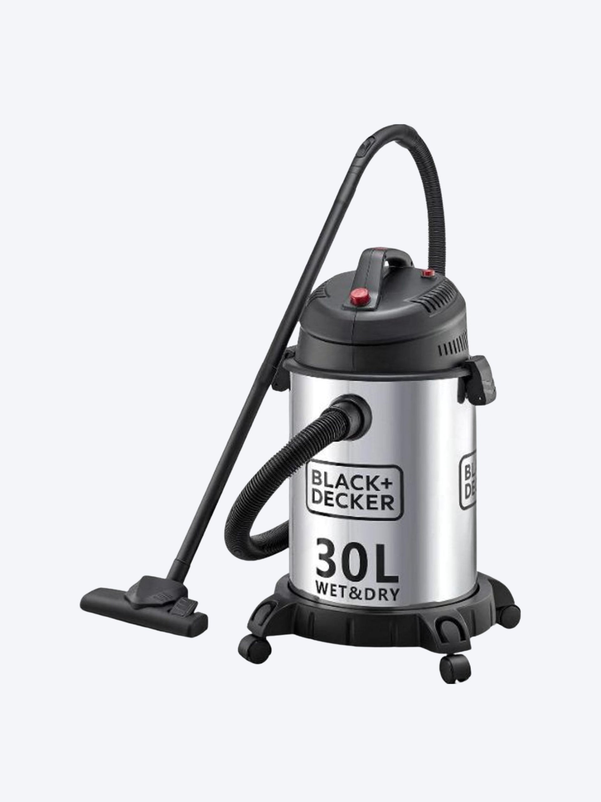 Black+Decker Wet & Dry Drum Vacuum Cleaner, 1610W, WV1610 30L