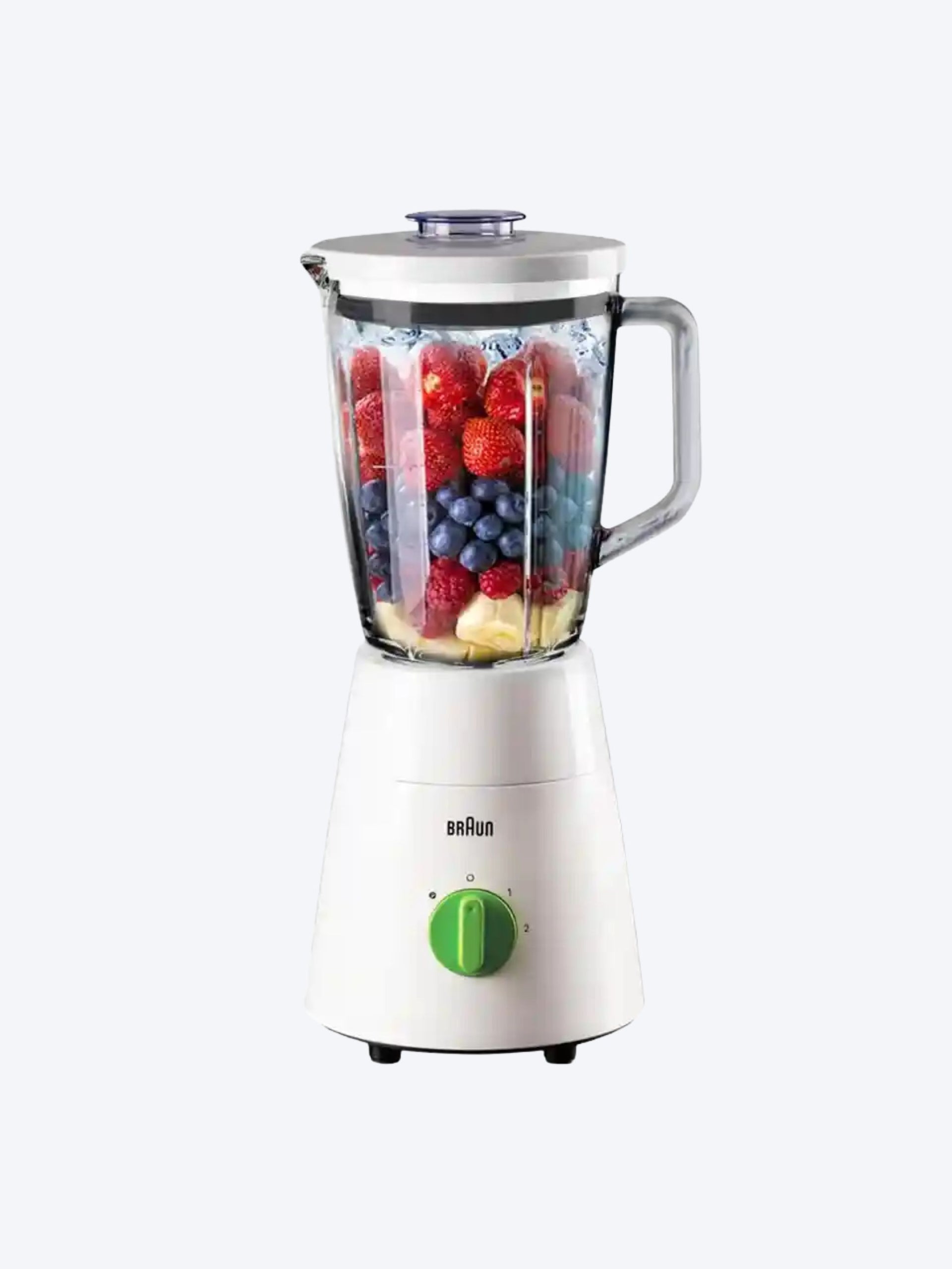 Braun Power Blend 1 Jug Blender 500W, Glass, 1.5L, 2 speeds JB 0153