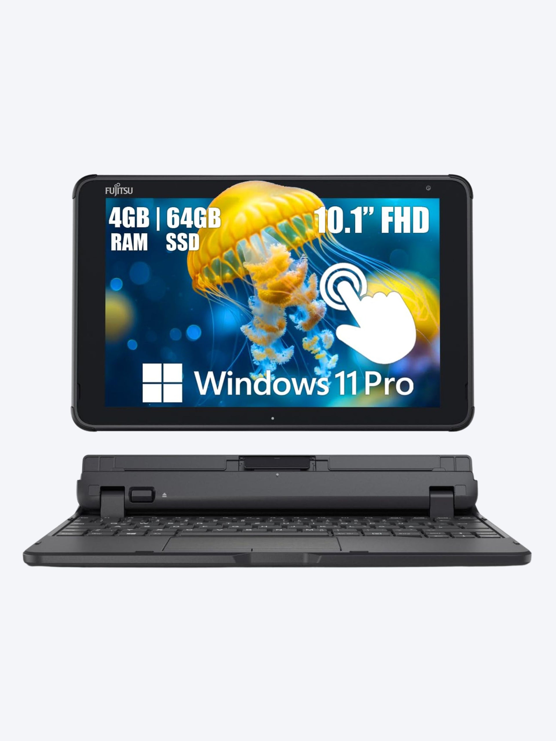 Fujitsu 2 IN 1 4GB 64GB Windows Laptop With Pen Renewed